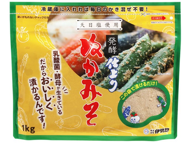 伊勢惣 仕上りぬかみそ １ｋｇ △ 【購入入数１０個】