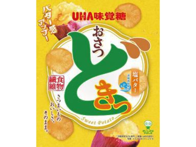 ＵＨＡ おさつどきっ 塩バター味６５ｇ △ 【購入入数１０個】