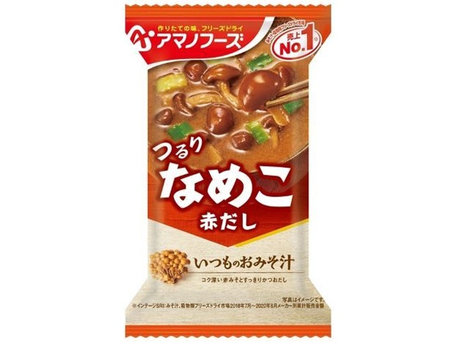 アマノ いつものおみそ汁 赤だしなめこ □お取り寄せ品 【購入入数６０個】