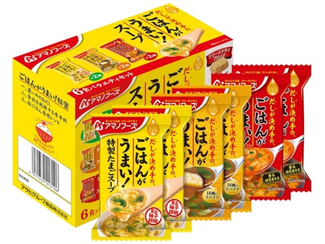 アサヒグループ食品 Ｔｈｅうまみスープ６食バラエティセット  【購入入数１２個】
