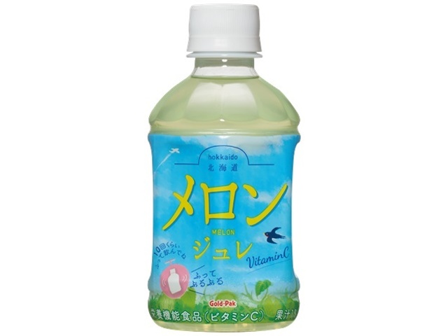 ゴールドパック 北海道メロンジュレ Ｐ２７５ｍｌ 【今月の特売 飲料水】 □お取り寄せ品 【購入入数２４個】