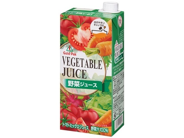 ゴールドパック 野菜ジュース １Ｌ □お取り寄せ品 【購入入数６個】
