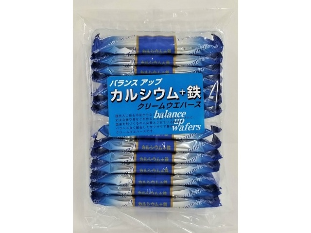 ★スズラン製菓 カルシウム＋鉄ウエハース １４枚  【購入入数１２個】