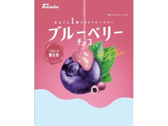 タカオカ ブルーベリーチョコ ９０ｇ □お取り寄せ品 【購入入数１２個】