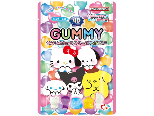 ハート ４Ｄグミ サンリオキャラクターズ △ 【購入入数１０個】