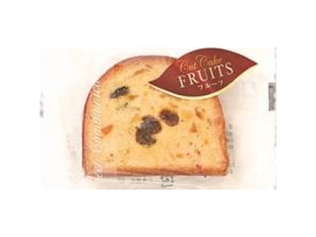 ★名月製菓 カットケーキ フルーツ１個  【購入入数１０個】