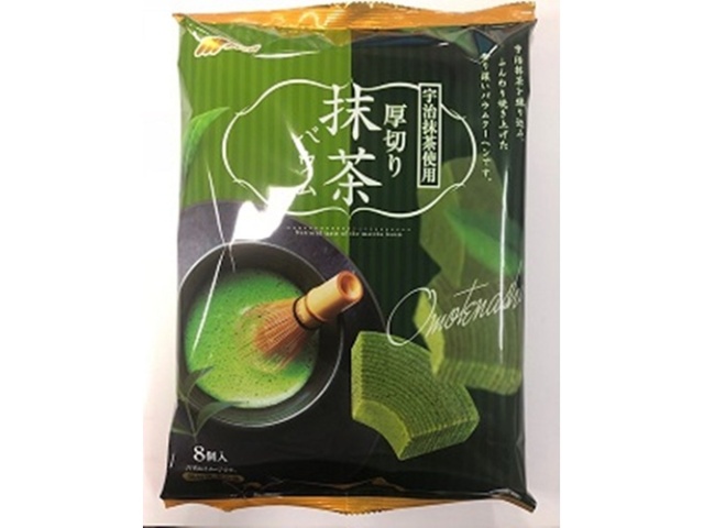 マルキン 厚切り抹茶バウム ８個 □お取り寄せ品 【購入入数８個】